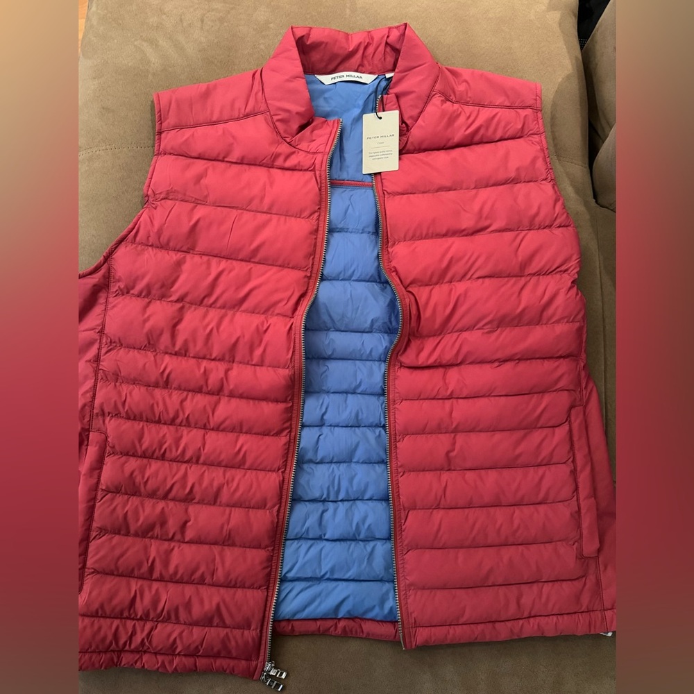 Peter Millar Full Zip Vest - XL NWT